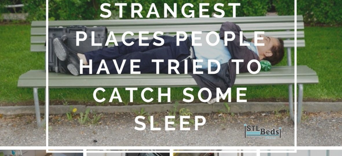 The Top 5 Strangest Places People Have Tried To Catch Some Sleep