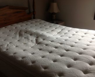 A sagging mattress needs to be replaced